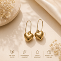 Heart Drop Earrings